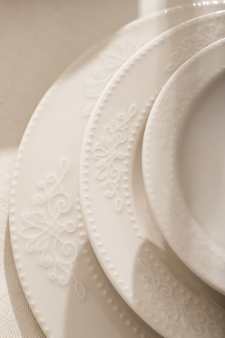Porsima 4429 Burçak Yemek Takımı 24 Parça 6 Kişilik Yemek Seti Açık
