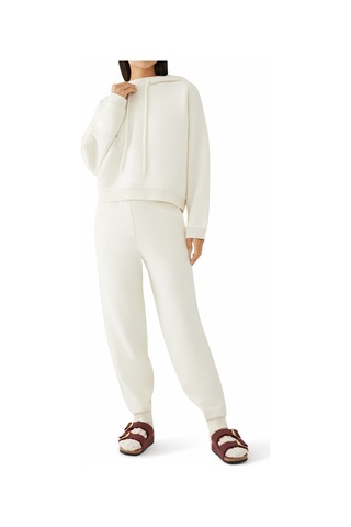 Loulou Studio Lüks Kaşmir Pantolon Ivory