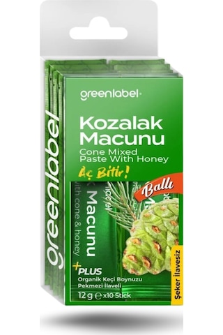 Greenlabel Kozalak Macunu 12g X 10 Stıck
