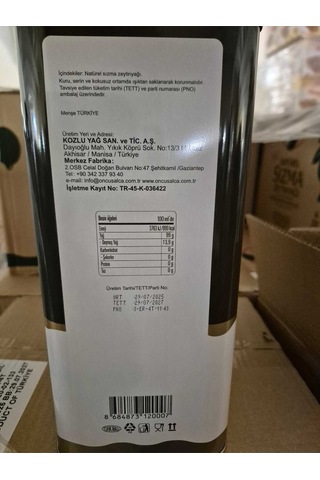 Natürel Sızma Zeytinyağı 4 Lt