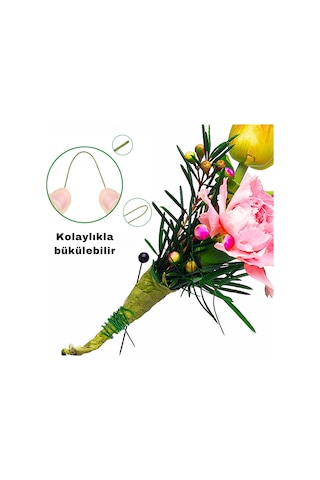 Yeşil Yapay Çiçek Teli, No:18 1.5 Mm - Çiçek Aranjman Yapım Tel