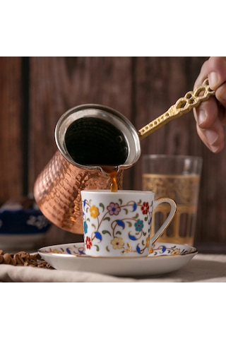 Reyo El Yapımı Bakır Cezve 3 Fincanlık 1. Kalite