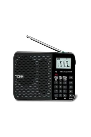 Tecsun A5 Taşınabilir Şarjlı Cep Radyosu Bluetooth Hoparlör Fm Radyo Mp3 Çalar & Ses Kayıt Cihazı