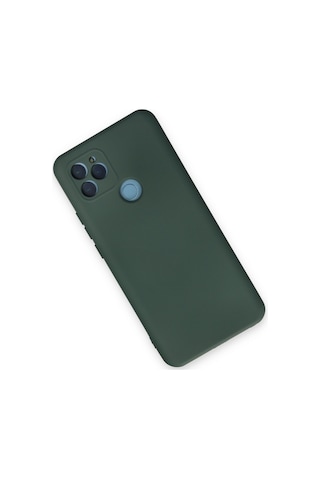 General Mobile Gm 22 Kılıf Nano İçi Kadife Lansman Silikon - Koyu Yeşil Koyu Yeşil