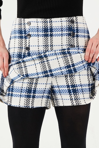 Lela Regular Fit Kışlık Tüvit Mini Bayan Şort Etek 611Et0020 Saks