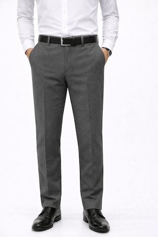Classics Men Caserta Regular Fit Likralı Erkek Kumaş Pantolon - 7558 Füme