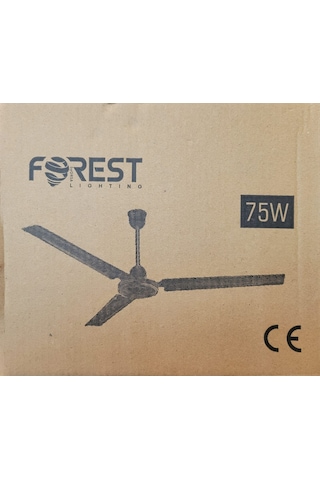 Fansan 3 Kanatlı Metal 142 Cm Tavan Vantilatörü