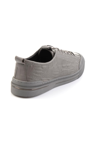 Gri Hakiki Deri Erkek Sneaker E01900251044 Gri