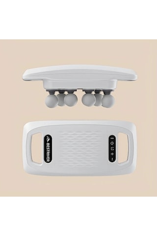 Fochsia Beyaz 9 Modlu 9 Şiddet Seviyeli 4900r Dakika Güçlü Motorlu Ergonomik Tutuşlu Çok Fonksiyonlu Tam Vücut Masaj Aleti Altın