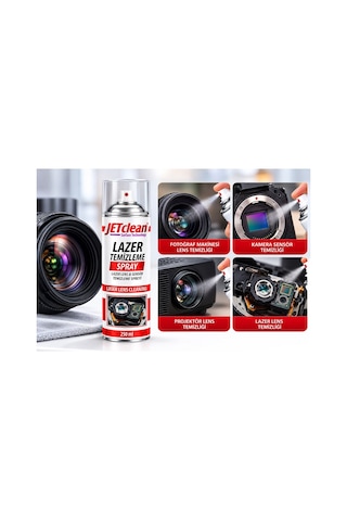 Jetclean 500ml Lazer Lens Sensör Temizleme Spreyi