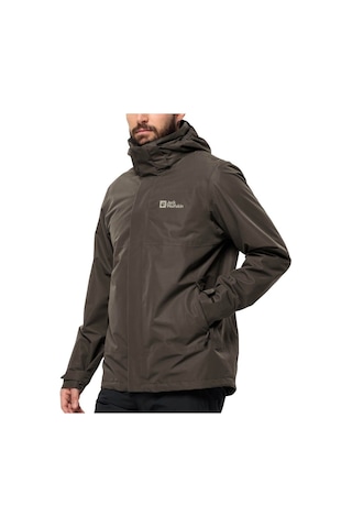 Jack Wolfskin Jack Wolfskın Luntal 3ın1 Jkt M Cold Coffee Erkek Outdoor Ceketi Kahve
