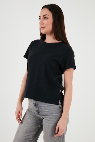 Levi's Kadın Pamuklu Regular Fit Bisiklet Yaka T-shirt - A9401 001
