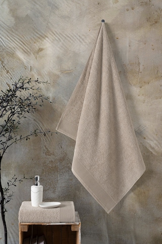 Varol Royal Serisi 2 Li Havlu Seti 50x90 & 90x150 Cm, 500 Gsm Premium Bej