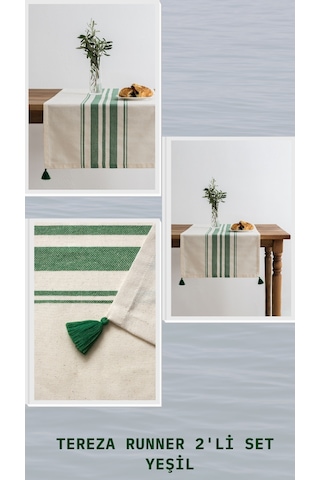Tereza Runner 2'li Set Yeşil - Yesıl