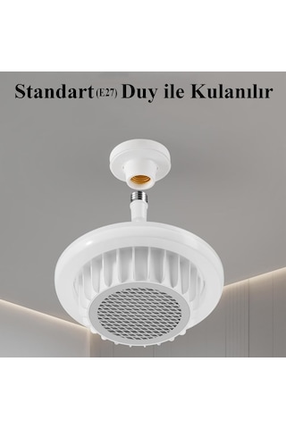Isıtıcı Fan Led Lamba Kumandalı Isıtıcı Enerji Tasarruflu Güvenli Şık Kolay Kurulum Zaman Ayarlı 3 Renk Aydı