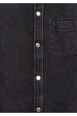 Mavi - Bob 90lar Antrasit Denim Jean Gömlek 6210000-89447 Antrasit