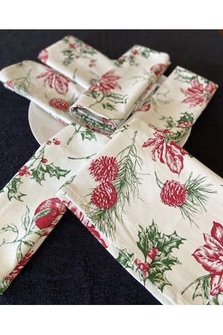 Taç Outlet 6'lı Kumaş Peçete 40x53 CM Çok Renkli