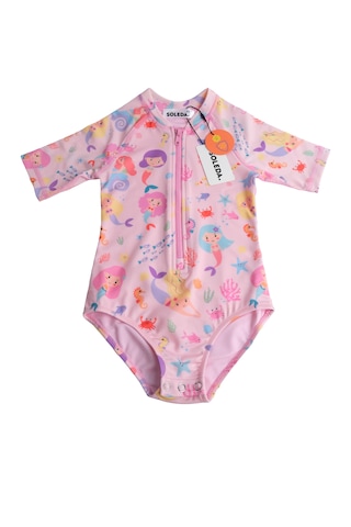 Soleda Uv Korumalı Upf 50+ Bebek Çocuk Mayo Mermaid Magic