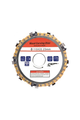 Xiyyadms 115mm Çelik Ahşap Kazıma Diski - 8 Dişli, Dayanıklı, Açı Grinder Uyumlu, Kesme Ve Şekillendirme İçin