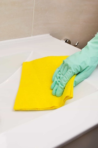 3 Adet Sarı Bez 40 X 35 Cm Genel Mutfak Bezi Temizlik Bezi Cam Silme Banyo Temizlik Bezi Diğer