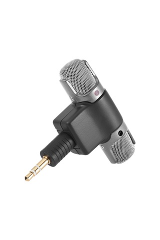 Fosenze Gopro Hero 3/3+/4 Ve Aee Spor Kameraları İçin Stereo Mikrofon - Ses Kalitesini Artırır - 3.5mm'den Mini Usb'ye Adaptör Kablosu Dahil