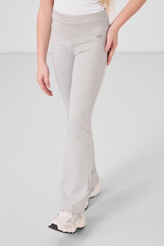 Tommylife Taş Esnek Standart Fit Basic Performans İspanyol Paça Kız Çocuk Tayt - 75193 Taş
