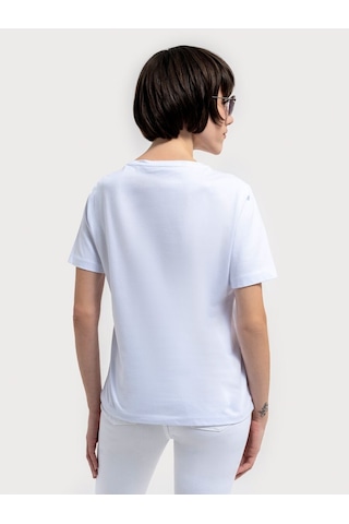 LOFT Regular Fit Kadın Tshirt K.kol Lf2036541 Q1.v1 Beyaz