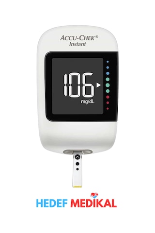Instant Şeker Ölçüm Cihazı, 50 Adet Ölçüm Çubuğu Instant