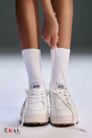 Kral Socks Unisex Siyah-beyaz 12 Çift Pamuklu Tenis Spor Uzun Soket Boy Çorap Siyah - Beyaz