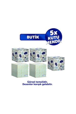 Selpak® Butik Kutu Mendil 5'li