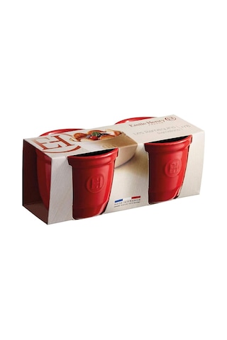 Emile Henry Ramekin Fırın Kabı 8 Cm Kırmızı/burgundy