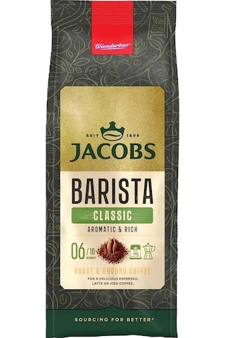 Jacobs Barista Clasic Filtre Kahve Öğütülmüş 200 Gr X 4 Adet Öğütülmüş