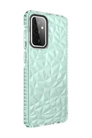 Zore Galaxy Uyumlu A72 Kılıf Msra Buzz Kapak - Yeşil Yeşil