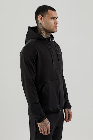 Airlife Stronger High Rsi 5 7 Tam Boy Fermuarlı Erkek Kapüşonlu Sweatshirt Siyah