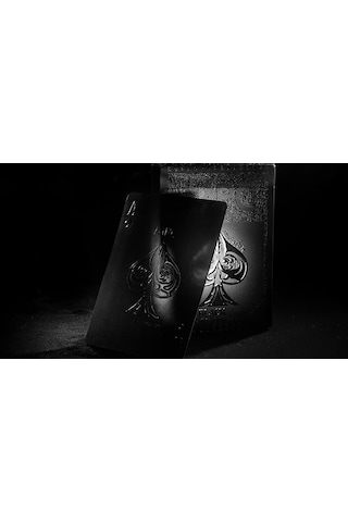 Mpc Aqua Black Invisible Premium Oyun Kağıdı İskambil Kartları Destesi