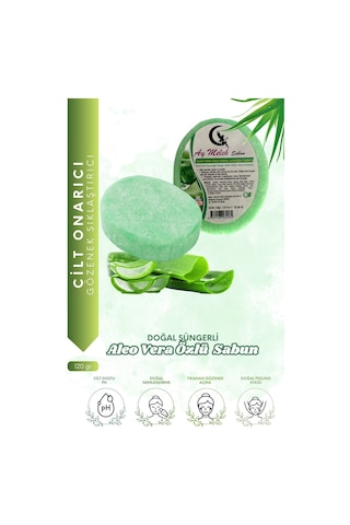 Aloe Vera Özlü Süngerli Doğal Güzellik Sabunu Cilt Etkili Diğer