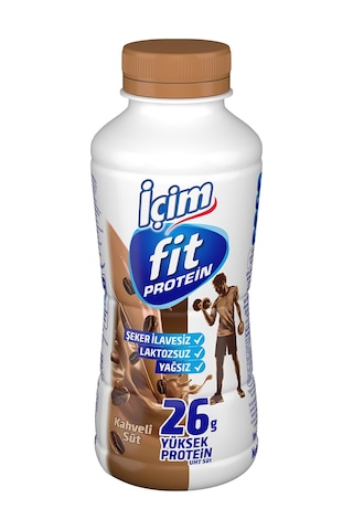 İçim Fit Protein Kahveli Süt 400 Ml X 6 Adet Yeni Ambalaj