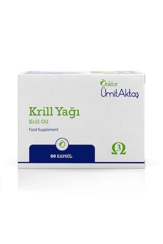 Dr. Ümit Aktaş Krill Yağı Takviyesi 60 Kapsül
