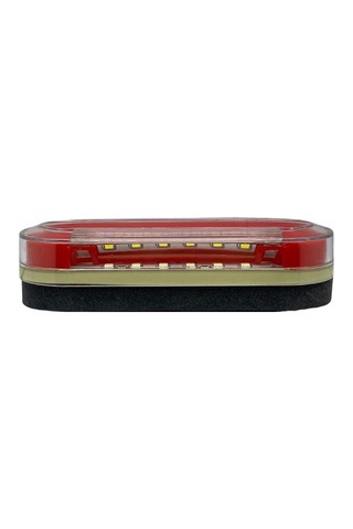 12v-24v Pozisyon Lambası Plaka Lambası 3 Fonksiyonlu Kırmızı Neon Ledli 120 44 Mm