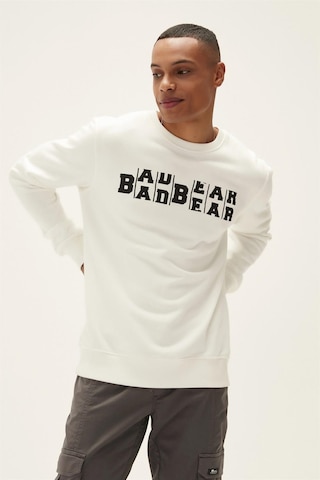 Bad Bear Counter Crewneck Erkek Sweatshirt-25272-beyaz Beyaz