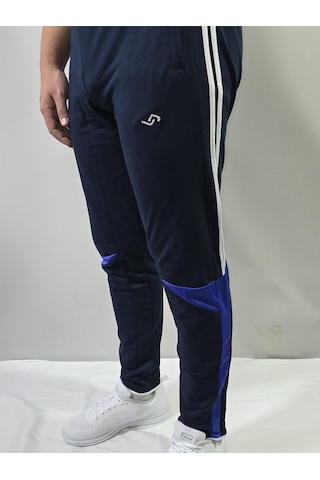 Jump Erkek Pamuklu 2 İplik Slim Fit Fermuarlı Paça Eşofman Altı Lacivert
