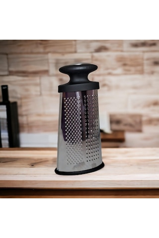 24 Cm Çift Taraflı Kule Çelik Rende El Rendesi Çift Taraflı Mini Gözenekli Fonksiyonel Mutfak Rendesi