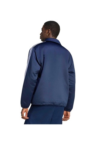 Adidas Erkek Ceket 3 Strıpes Satın Padded Jacket Ke4173 Mavi