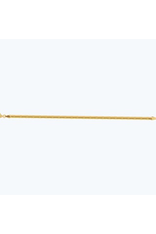 Altınbaş 22 Ayar Altın Balık Sırtı Zincir Bileklik Bzcbl0004-25937-2-330mm Çok Renkli