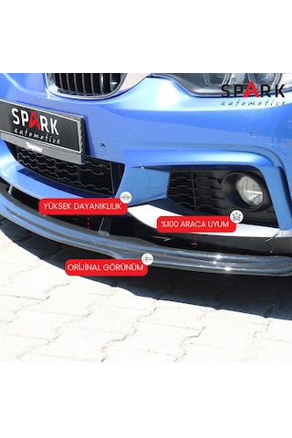 Bmw 4 Serisi 4.20 Ön Tampon Lip Eki Uyumlu 2014-2020