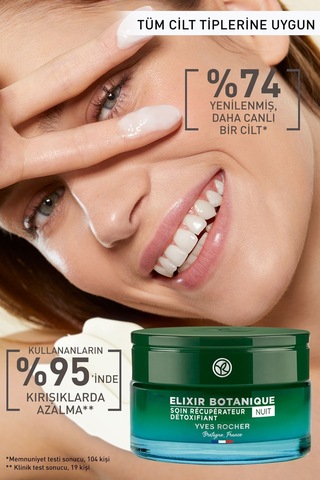 Ciltlerdeki Kırışıklık Ve İnce Çizgi Görünümünü Azaltıcı,yaşlanma Karşıtı Gece Kremi-50 Ml