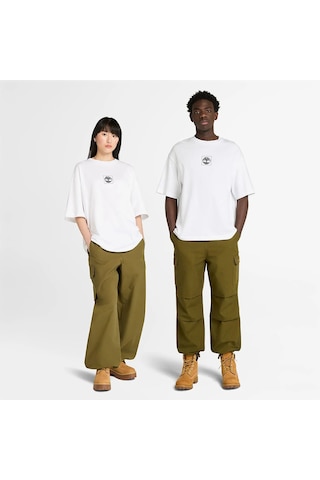 Timberland Building Blocks Erkek Beyaz T-shirt Tb0a5nb21001 Beyaz