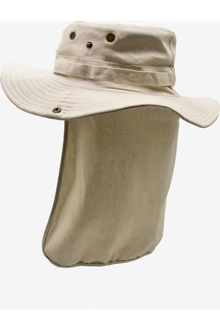 Külah Outdoor Uv Güneş Koruyucu Şapka Bej Lejyoner Safari Şapkası - Bej