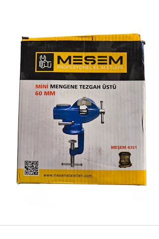 Meşem Mini Mengene Tezgah Üstü 60mm