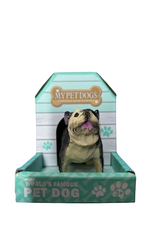 Yuvalı Köpek Figürü 10cm Uzunluğunda